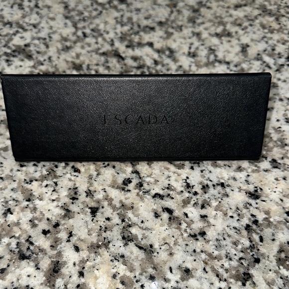 ESCADA Black Trifold Hard Eyeglass Sunglass Case - Picture 1 of 5